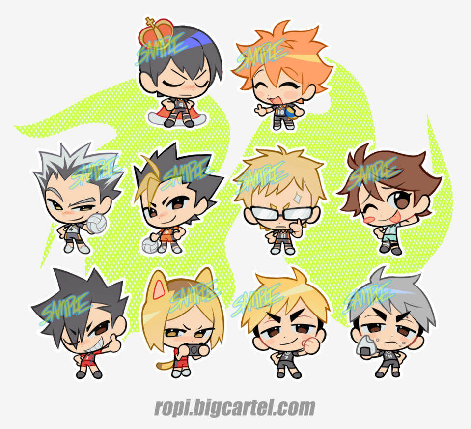 Haikyuu Charms