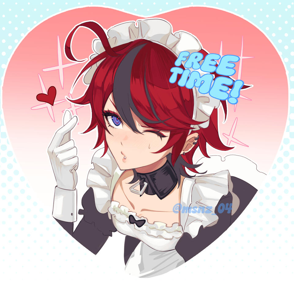 Fem!Takumi Maid Button