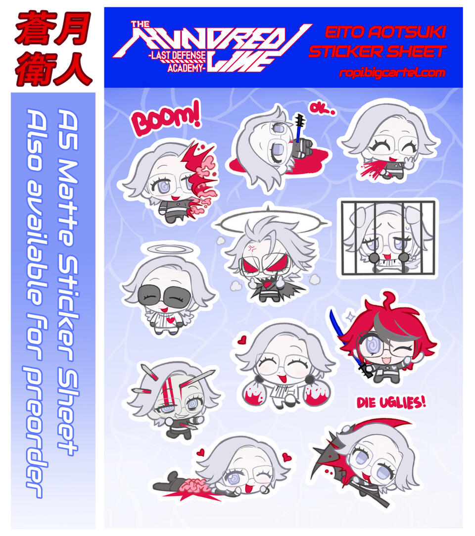 Hundora - Eito Sticker Sheet