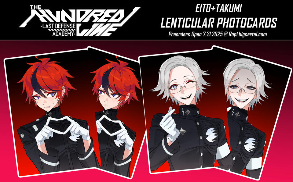 Hundred Line Lenticular Photocards