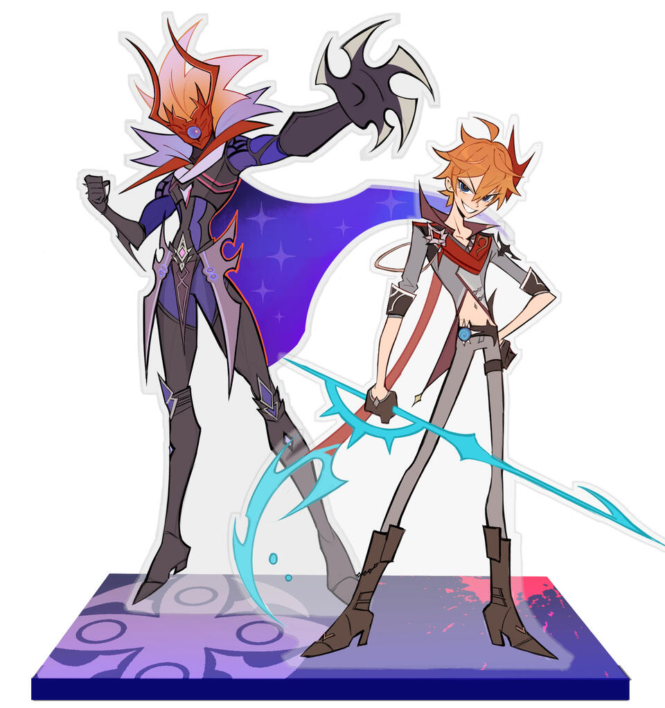 Childe and Foul Legacy Standee